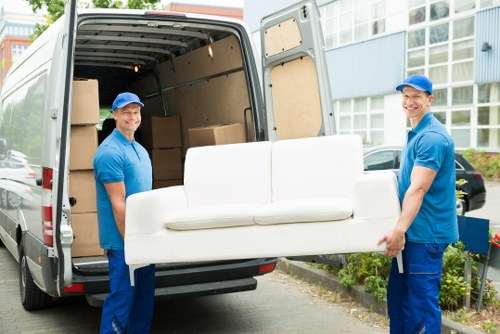 Removalist truck ready for a house move in Camden