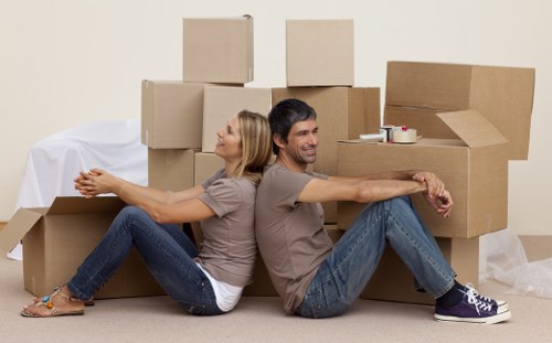 Office relocation team planning a move in Camden