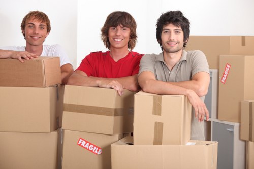 Camden moving van preparing for a flat or office move