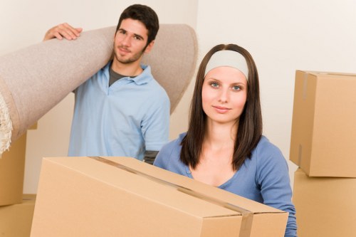 Packed moving van ready for a Camden home or office relocation