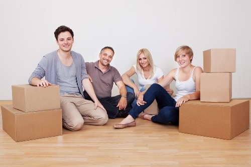 Moving checklist and packed boxes ready for a Camden house or office move