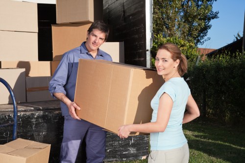 Commercial moving truck support for Camden offices and shops